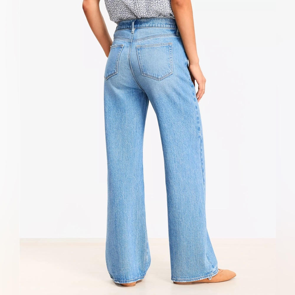 LOFT Denim Blue Wide Leg Jeans